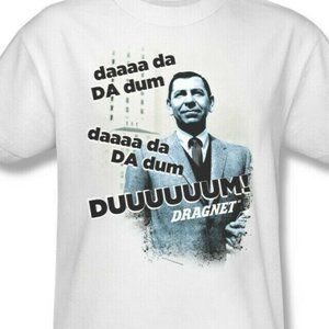 Dragnet T-shirt retro 60s classic TV adult regular fit graphic tee